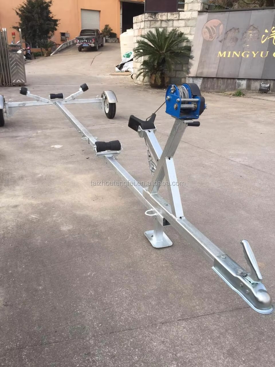 Big Hot Dipped Galvanized Adjustable / Foldable Boat Fashion Design Kayak Canoe Adjustable Boat Traile/marine Trailer