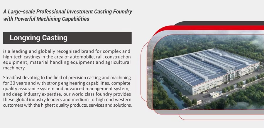 A Large-scale Foundry With Powerful Machining Capabilities(25 Years Experience,20,000 Tons Capacity)
