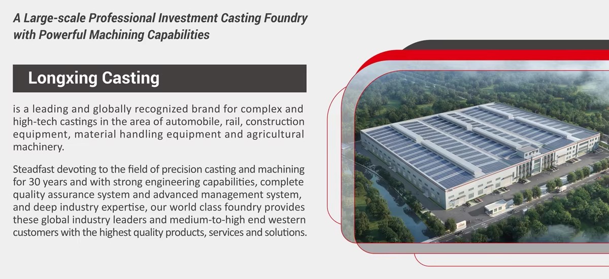 A Large-scale Foundry With Powerful Machining Capabilities(25 Years Experience,20,000 Tons Capacity)