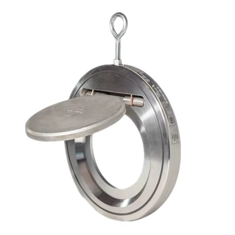 ANSI 150 Stainless Steel 316 Wafer Type Single Door Check Valve for Drain