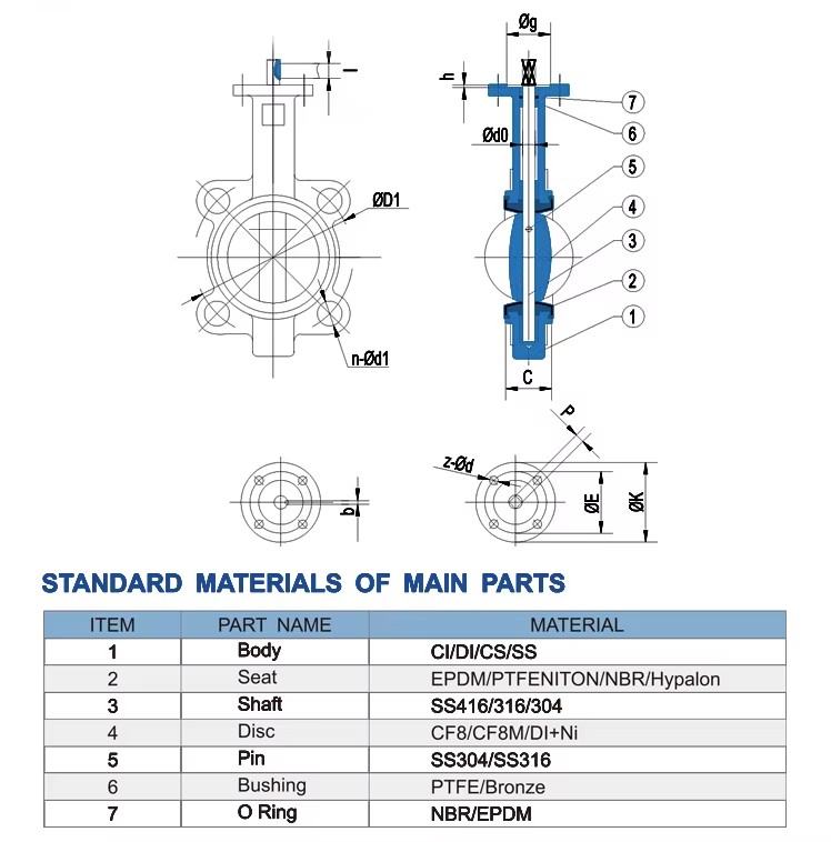 DN100 PN16 Cast Iron/ductile Iron Hard Valve Seat Wafer butterfly Valve with Electric Automatic Water Valve
