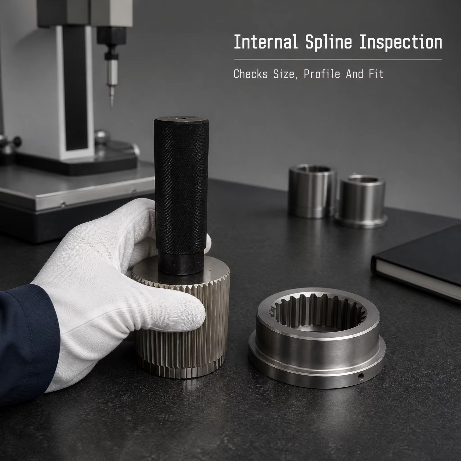 Internal Spline Plug Gauge Precision Tooth Profile Fit Clearance Inspection Tool for Gear Manufacturing OEM Wholesale