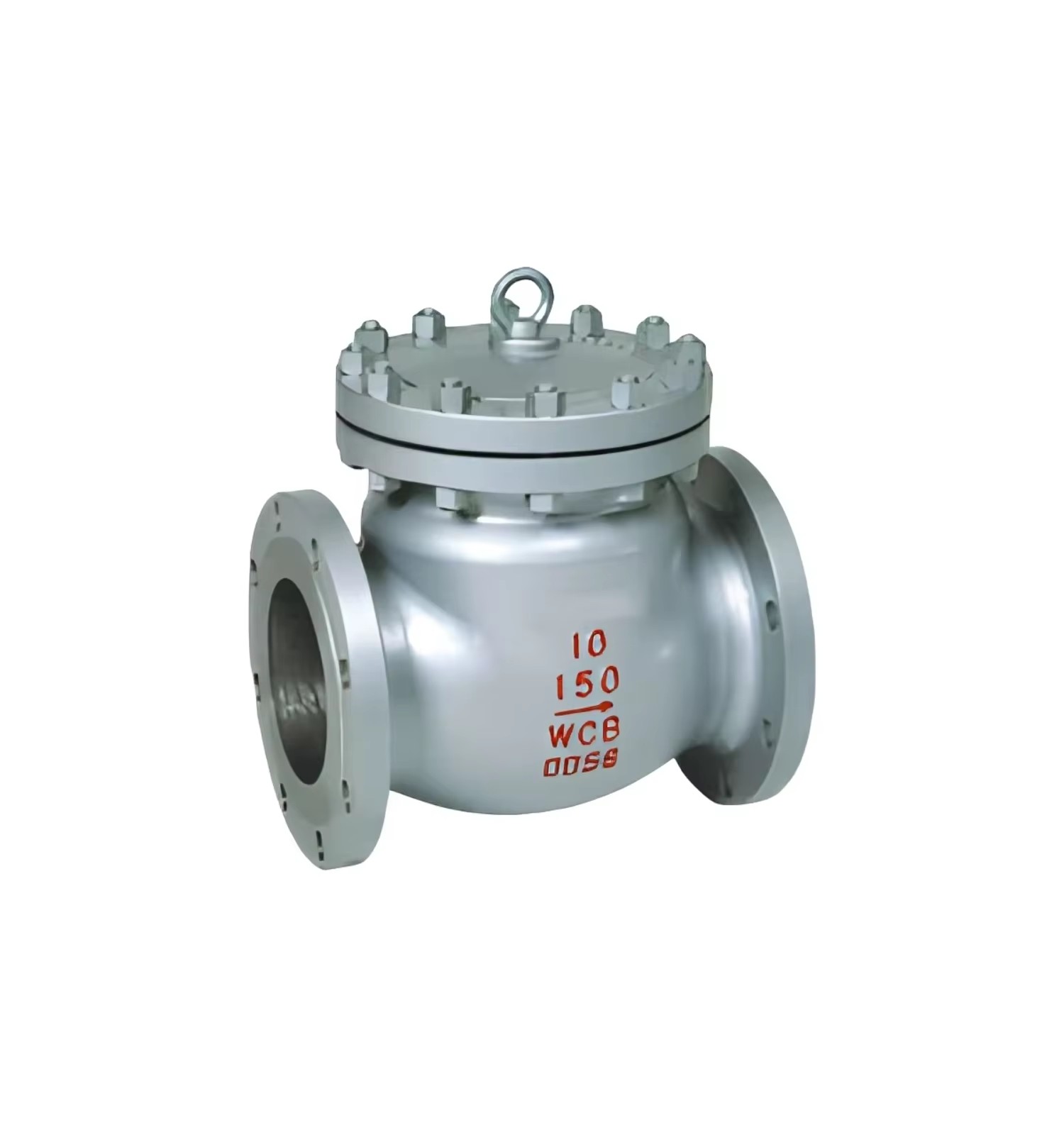 Swing Check Valve Stainless Steel Wenzhou High Resilient Sealing Manual Operated DN100 EPDM Flange Base ANSI/DIN/JIS Temperature