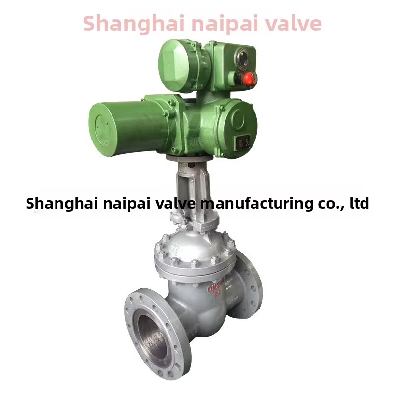Cast Steel Electric Gate Valve Z941H-16C Flanged Wedge Design DN40/DN50/DN65 for Chemical Industry Steam Use Room Temperature