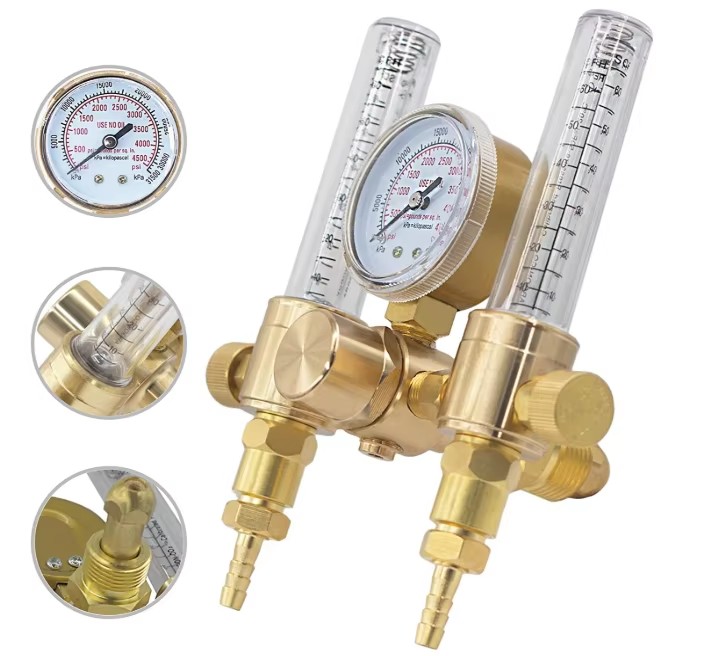 CE Certified Industrial Gas Regulator for Argon/Welding Customizable 0-150 PSI Pressure Reducing Valve Safety Valve
