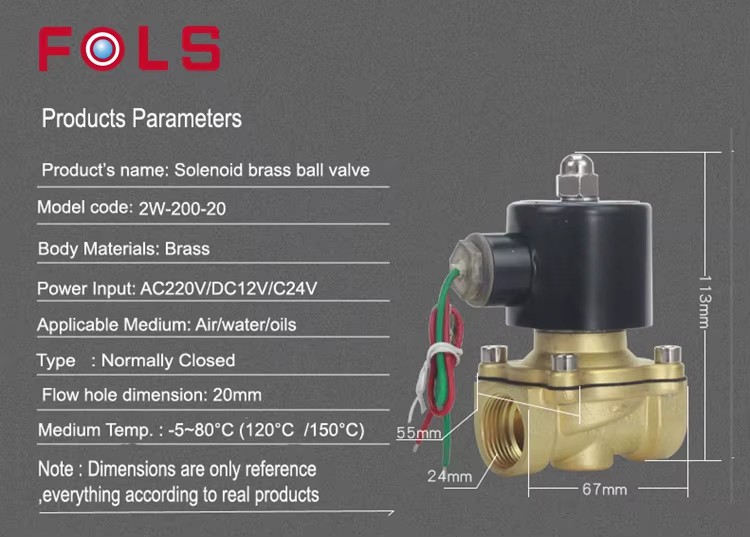 DN10 DN15 DN20 DN25 DN32 DN40 DN50 3/8 1/2 3/4 1 1.2 1.5 2 Inch 2W Normally Closed AC220V DC12V DC24V Solenoid Ball Valve