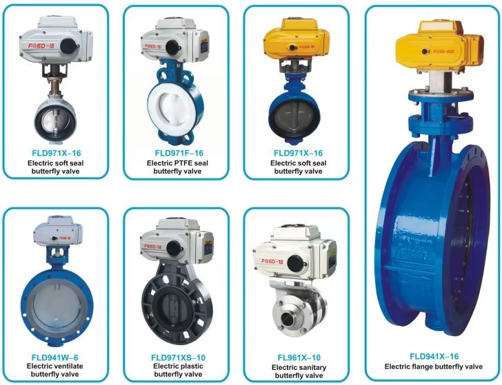 4-20mA Single Phase Electric Proportional 3 Way Valve with Motor Drive