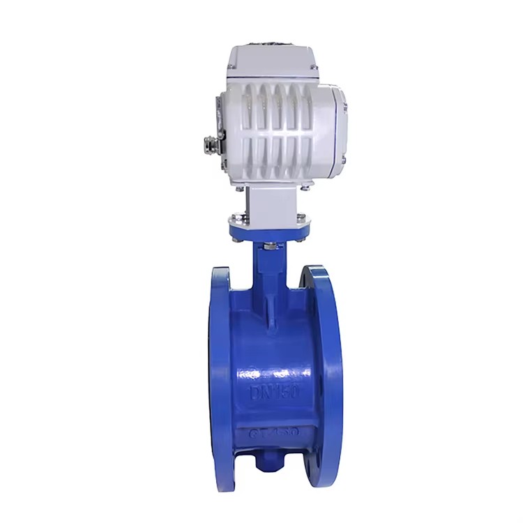 High Quality Flange Type butterfly 12v Electric Water Valve