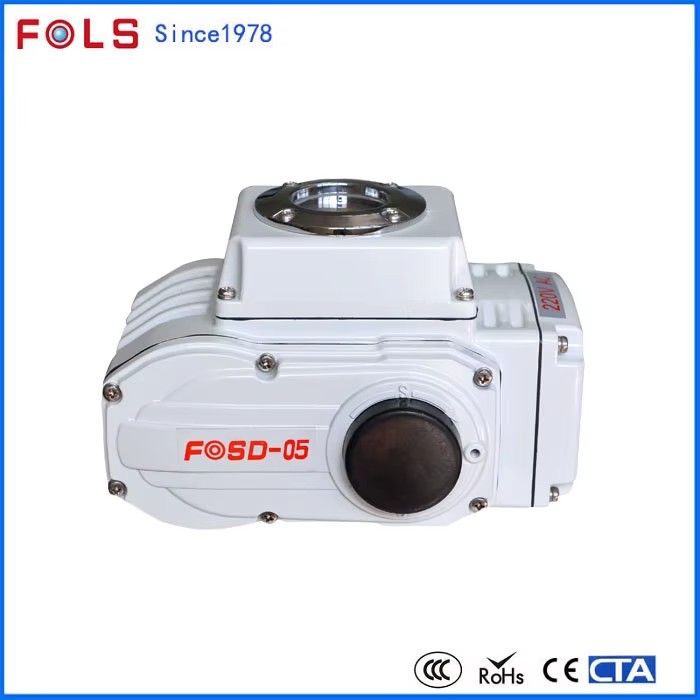 Motor Butterfly Valve Electric Actuator 220V IP65 Protection 30S Operating Time