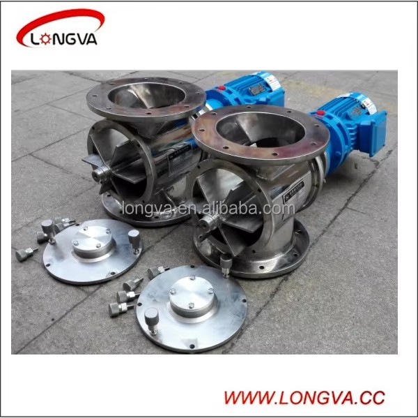 304 Stainless Steel Easy Clean Rotary Airlock Valve