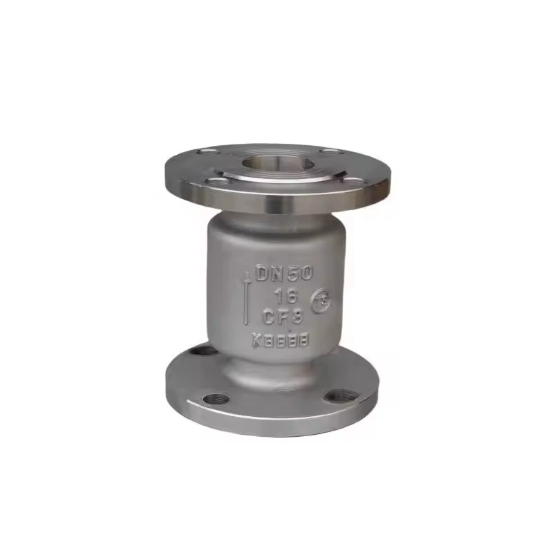 OEM Custom 2-Inch Flange Manual Check Valve -made SS304 SS316L H42W-16P Stainless Steel High Quality Check Valves
