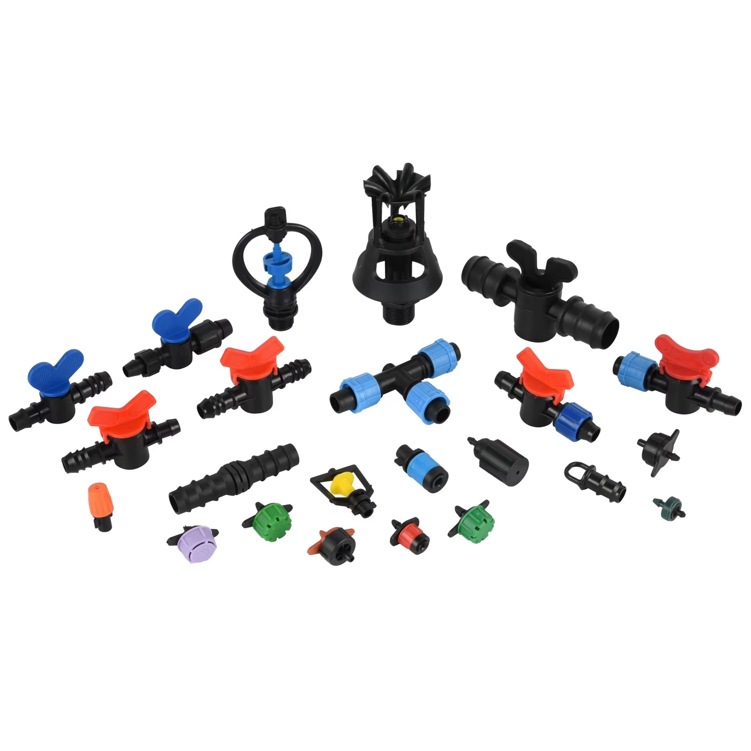 Farm Garden Plastic Irrigation Mini Valve for Drip Tape Sprinkler Irrigation System