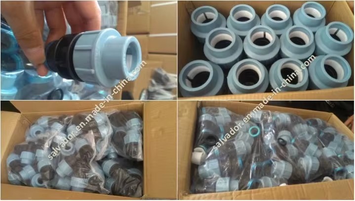 Durable PP Compression Fitting, Quick Connect Solution for LDPE & HDPE Pipes in Agricultural Irrigation and Water Supply Systems