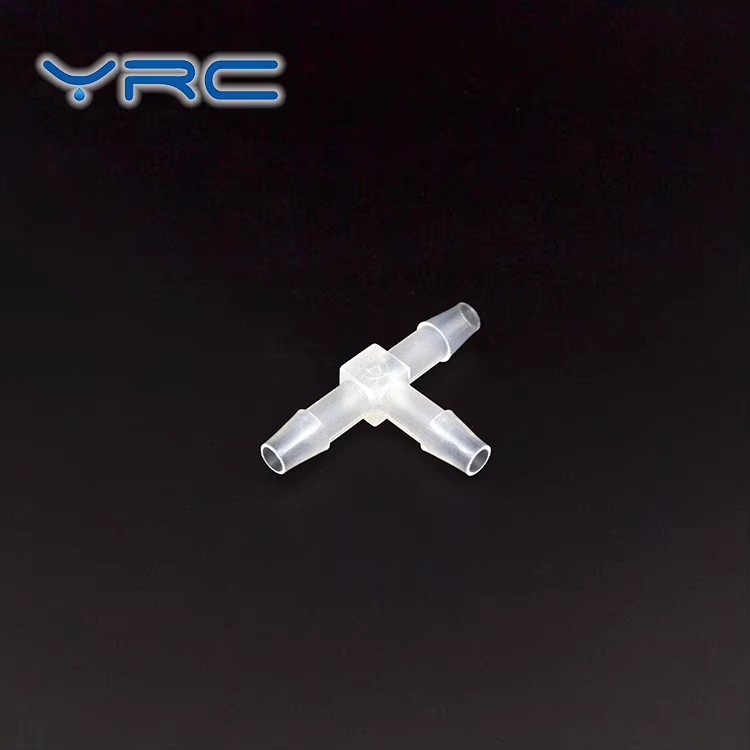 1/4" PP Plastic Barbed Hose Mini Tee Fittings Low Pressure for Irrigation