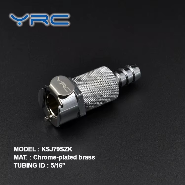 Cheap Male Copper Chrome-plated Panel Mounting Quick Connect 1/4"NPT Quick Coupling Insert 316SUS Spring Vacuum 250psi