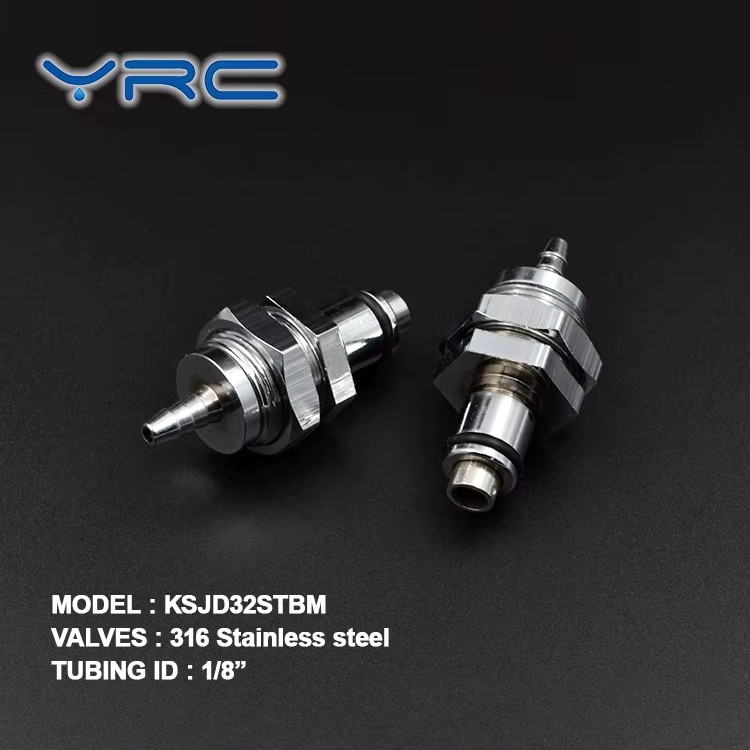 Cheap 1/8" Hose Brass Connect Quick Disconnect Coupling
