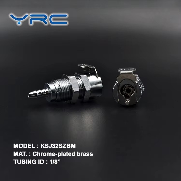Cheap 1/8" Hose Brass Connect Quick Disconnect Coupling