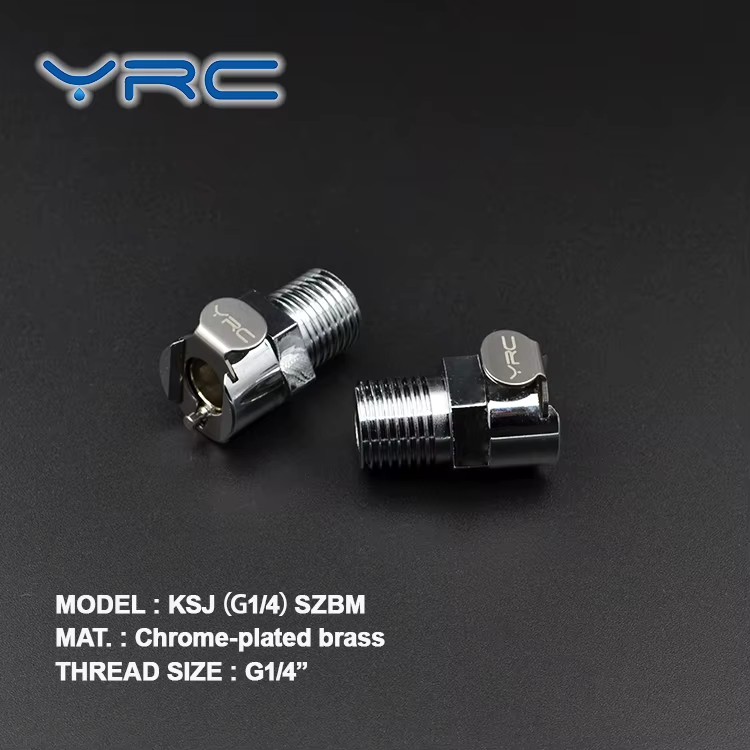 Cheap 1/8" Hose Brass Connect Quick Disconnect Coupling
