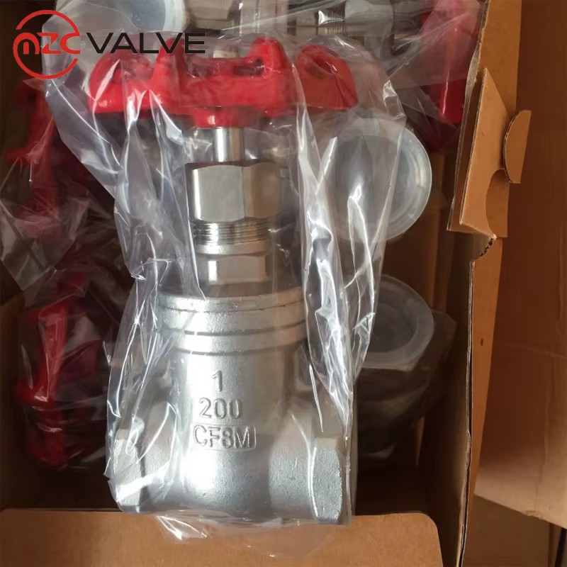 ANSI Stainless Steel 304 Female Threaded Gate Valve