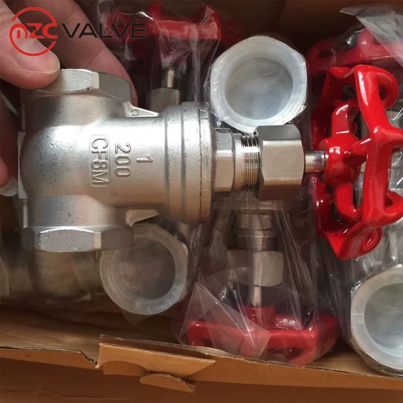 ANSI Stainless Steel 304 Female Threaded Gate Valve
