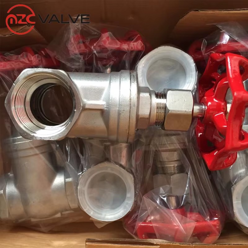 ANSI Stainless Steel 304 Female Threaded Gate Valve
