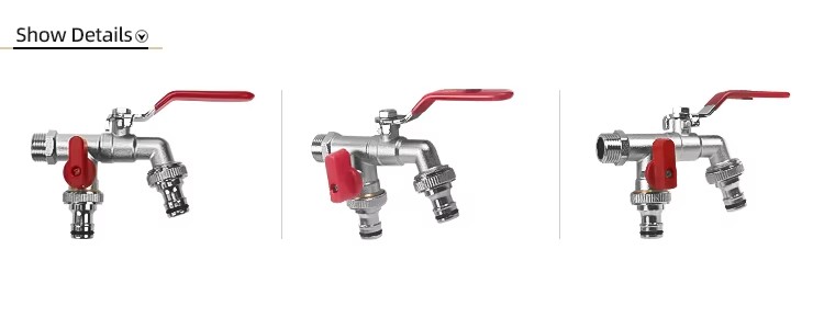 Faucet Garden Tap Garden Water Faucet with Double Outlet