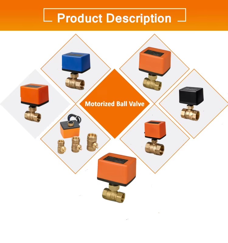 Winvall PPAP Standard 220V Electric Floating Valve 2 Way AC Motor Actuator Operated Motorized Brass Ball Valve