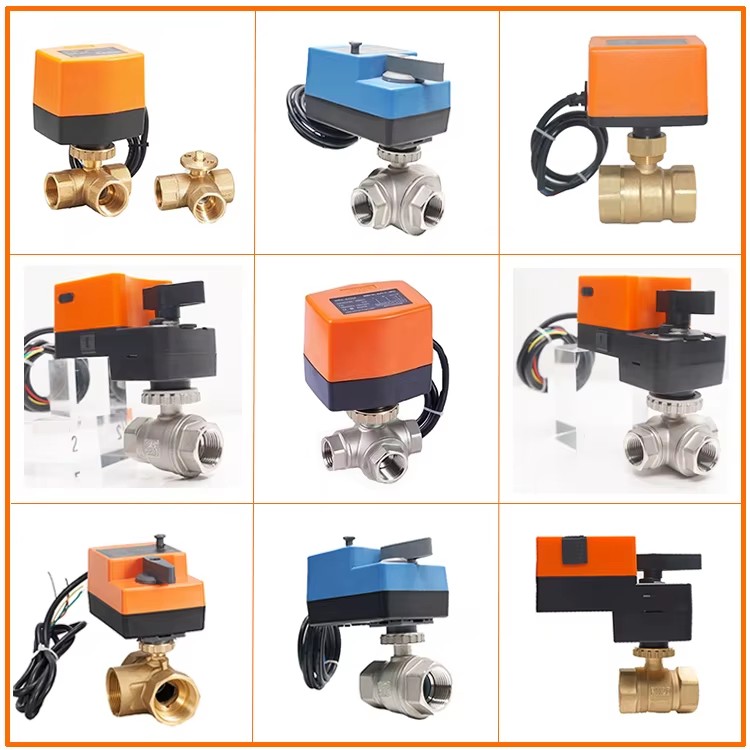 DC3V 12V 24V Stepper Motor Operated Stainless Steel Ball Valve Fast Running 2 Way Electric Motorized SS 304 316 Valves