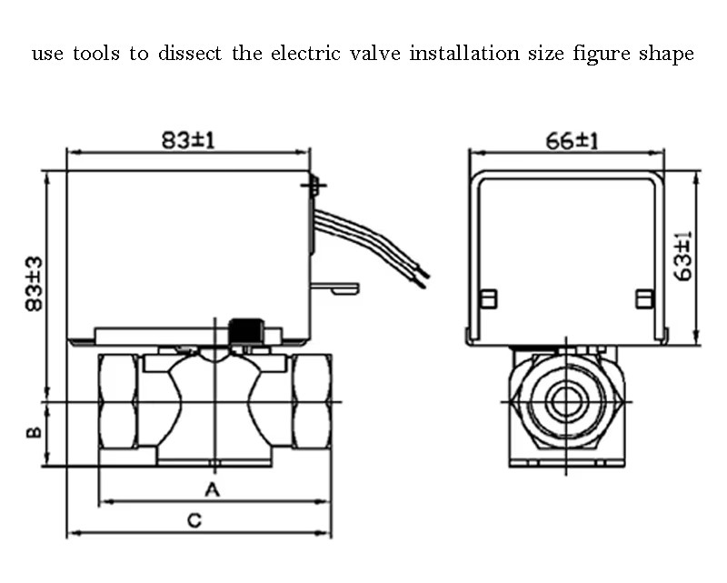 Winvall Fan Coil Until Electric Control Thermostatic 3 Way Valve Spring Return Ball Valve Dn15 DN20 DN25 Motorized Zone Valves