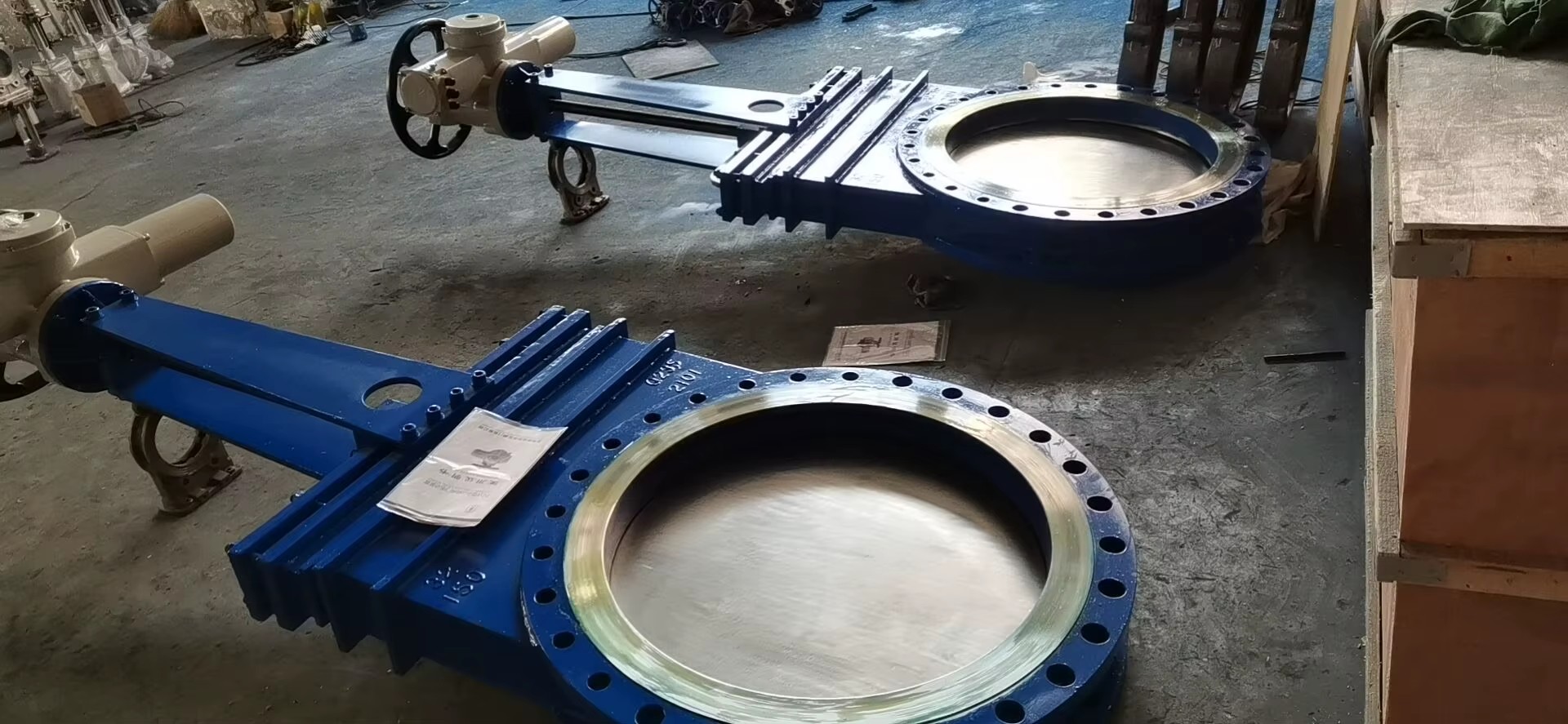 32 Inch Electric Actuator Motorized Rising Stem Wcb Api Knife Gate Valve Price List