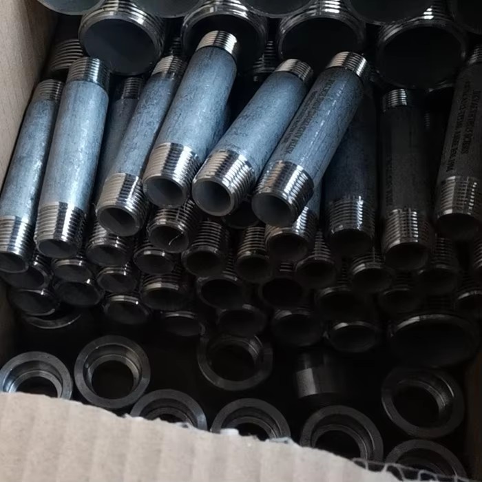 SS316 NPT thread nipple for example 1/2"diameter by 2" long