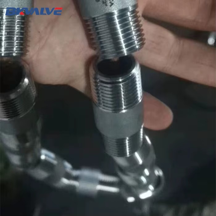 SS316 NPT thread nipple for example 1/2"diameter by 2" long