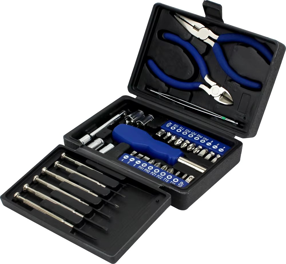 36pcs Multi Mini Gift Hand Repair with Plastic Box for Promotion Tool Set Tools Kit