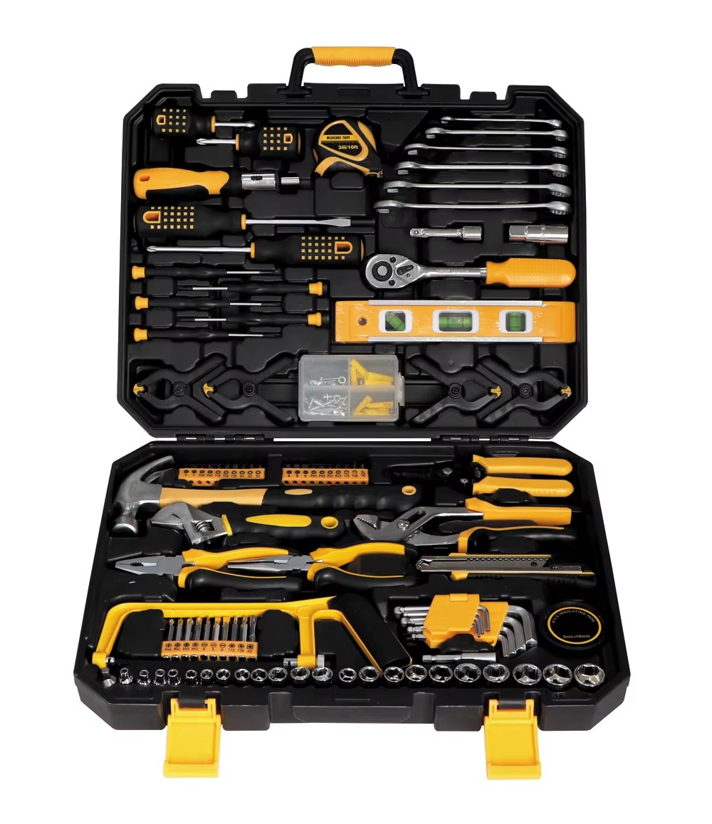 198pcs Factory Direct Sell Kit De Herramientas Household Tool Kit with Hard case