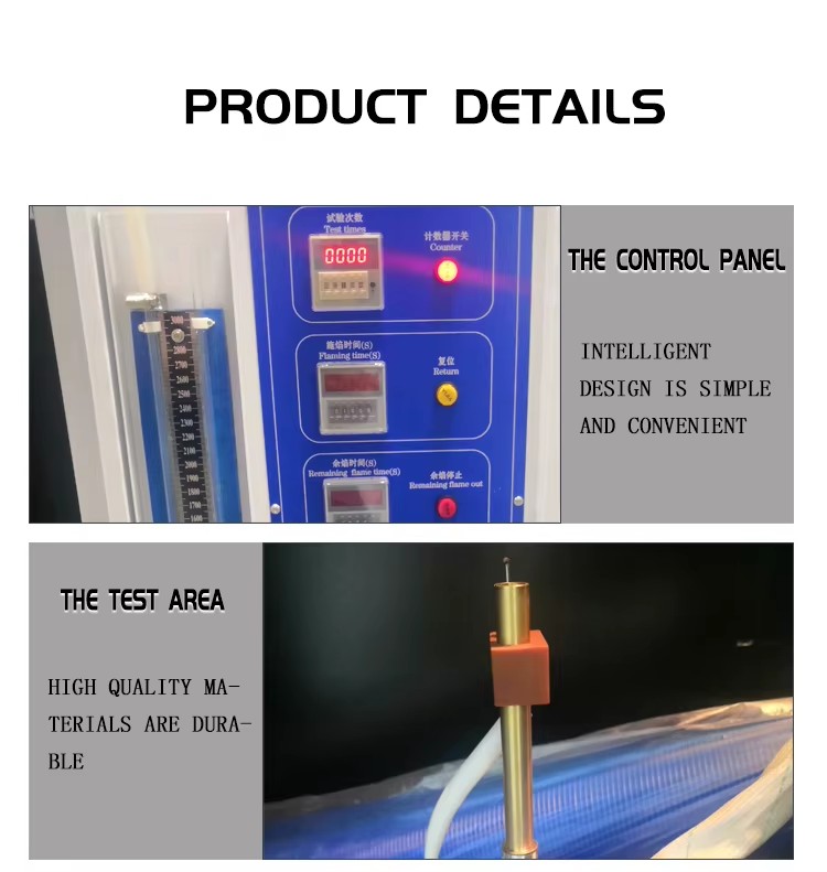 Lab Flame Retardant Testing Equipment Flammability Test Chamber Burning Test Apparatus