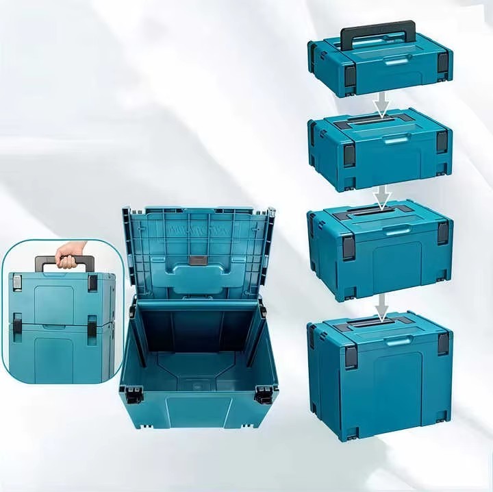 Storage Box Plastic case Box with Large Capacity and Quality Assurance for Storing Carpentry Electrical and Household Tools