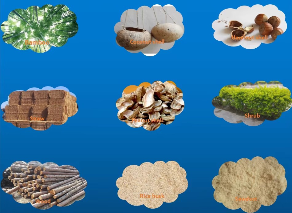 Rice Husk Small Straw Wood Sawdust Biomass Briquette Machine