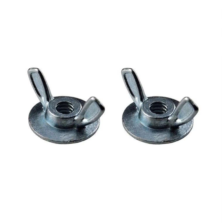 Manufacturer's M4 M5 M6 M8 M10 DIN315 Carbon Steel Zinc Plated Round Wing Nut Butterfly Nut