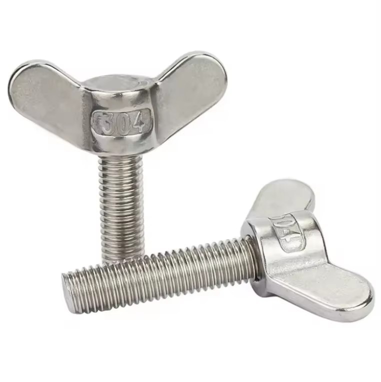 Manufacturer's Stainless Steel SS 304 316 316L Round Wing Butterfly Wing Head Welding Screw