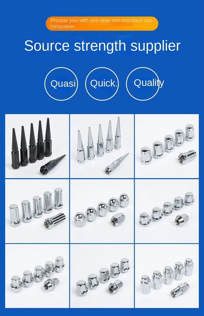 Wholesale Hex 17 WHEEL Lug Nuts New Condition Custom Car Modified Tire Wheel Nut Screw From Manufacturers
