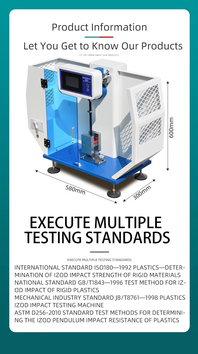 Cantilever Beam Impact Testing Machine Material Impact Resistance Testing Laboratory Equipment Testing Equipment