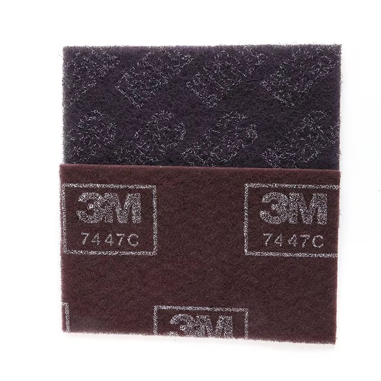3M 6*9inch Non-Woven Aluminum Oxide Sanding Sponge 7447C Hand Pad Abrasive Tool