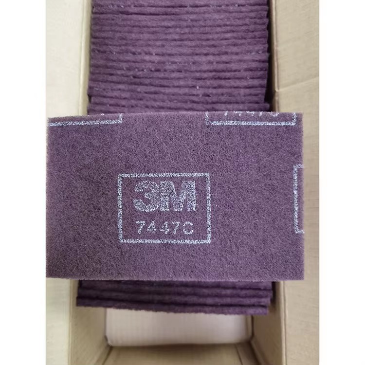 3M 6*9inch Non-Woven Aluminum Oxide Sanding Sponge 7447C Hand Pad Abrasive Tool