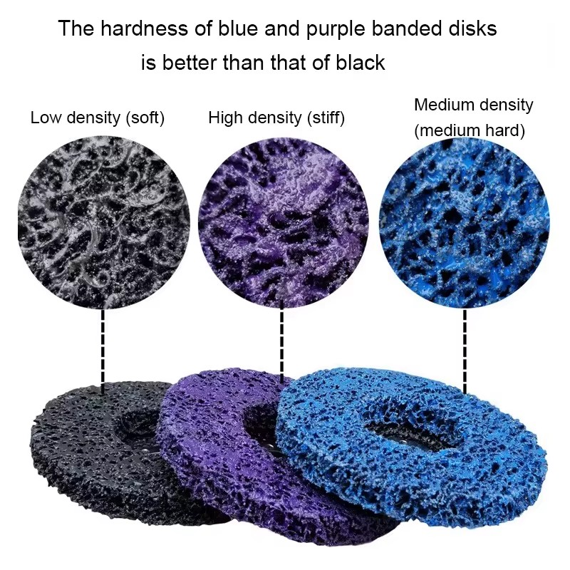 Heavy-Duty Rust Paint Remover Angle Grinding Wheels Diamond Silicon Carbide Abrasive 100MM Efficient Polishing Metal Aluminum
