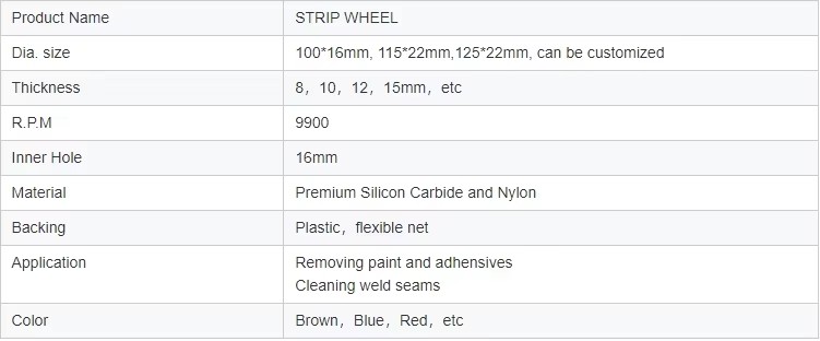 Heavy-Duty Rust Paint Remover Angle Grinding Wheels Diamond Silicon Carbide Abrasive 100MM Efficient Polishing Metal Aluminum