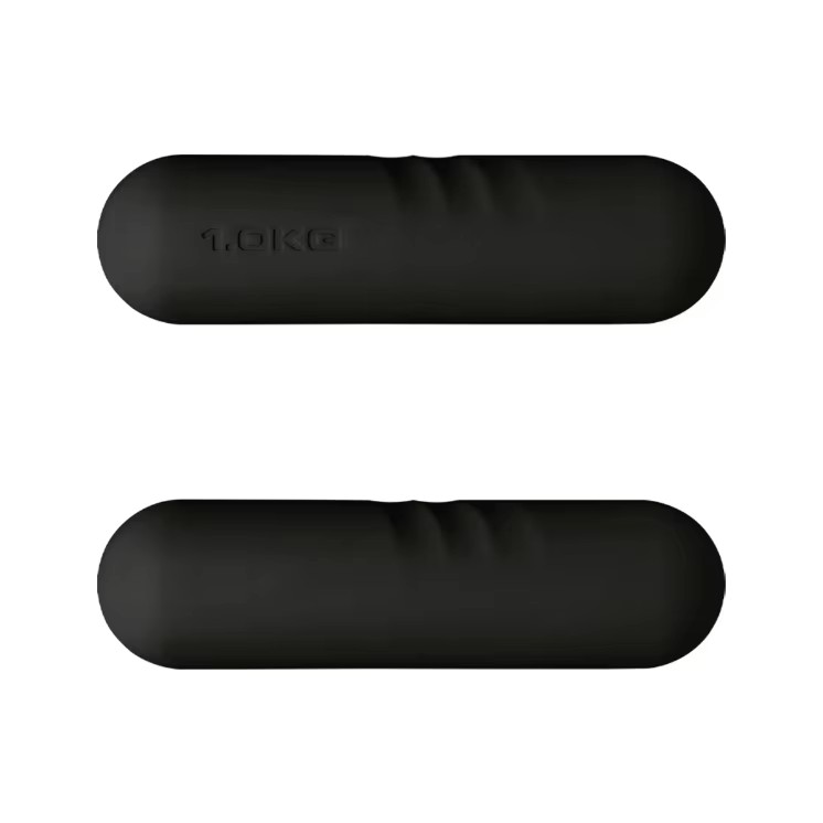 Handprint-print Mini Dumbbell Bar with Silicone Edging and Anti-slip Design Innovative Yoga for Women