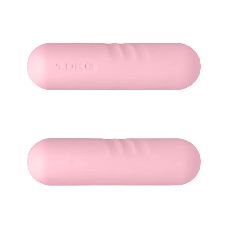 Handprint-print Mini Dumbbell Bar with Silicone Edging and Anti-slip Design Innovative Yoga for Women