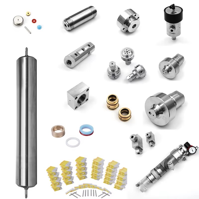 High Pressure Waterjet Cutting Robotic System 301038 Waterjet Coil Axis 4,5,6 Top M98-2400/10