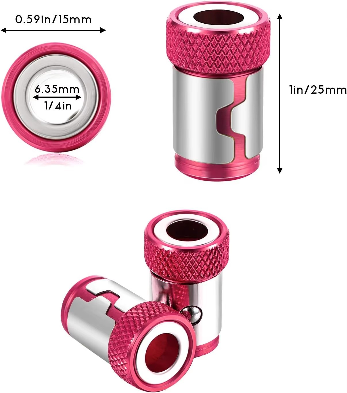 New General Purpose Magnetic Ring Steel Strong Magnetic Screwdriver Head