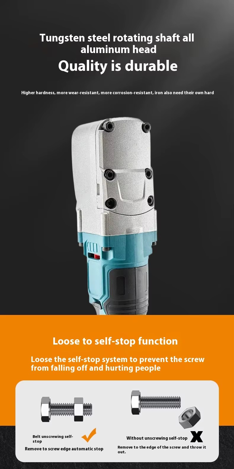 High Torque Cordless Ratchet Wrench Portable Brushless Ratchet Impact Wrench 1/2" Right Angle Lithium Electric Wrenches
